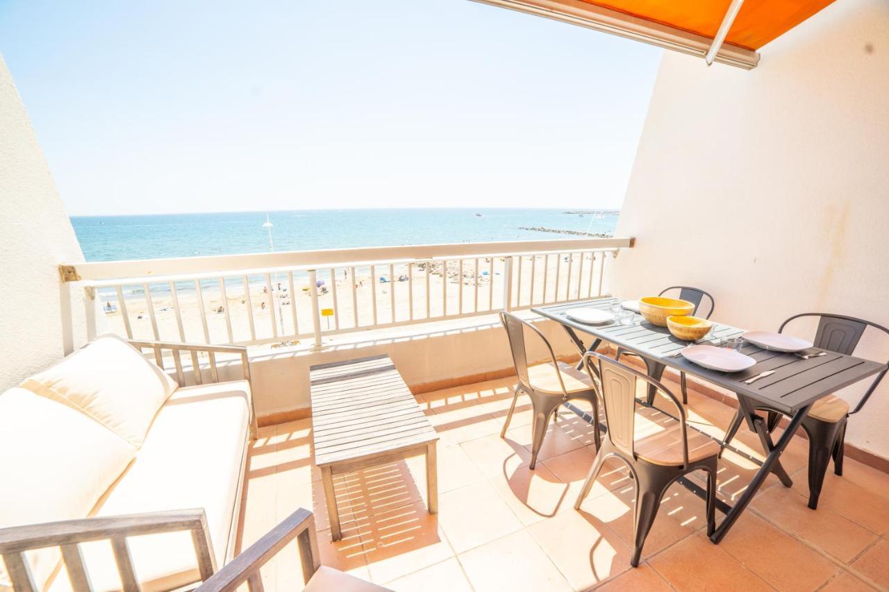 Le DREAM BEACH-TERRASSE-VUE MER D'Exception-WIFI-PARKING - CoHôteConciergerie Palavas-les-Flots Extérieur photo