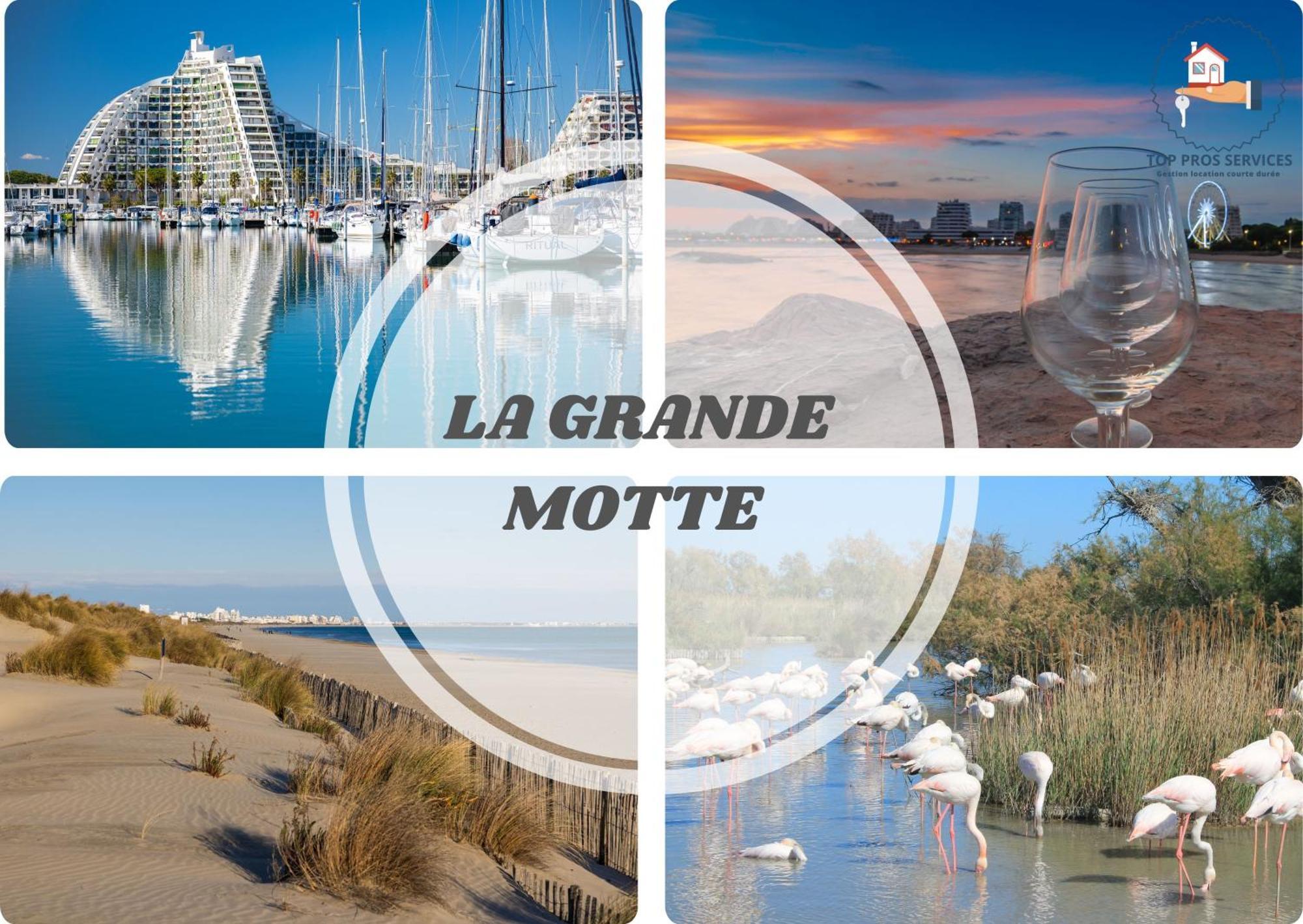 Le DREAM BEACH-TERRASSE-VUE MER D'Exception-WIFI-PARKING - CoHôteConciergerie Palavas-les-Flots Extérieur photo